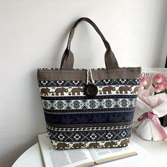 Stylish Tote Shoulder Bag Large Capacity Handbag For Shopping