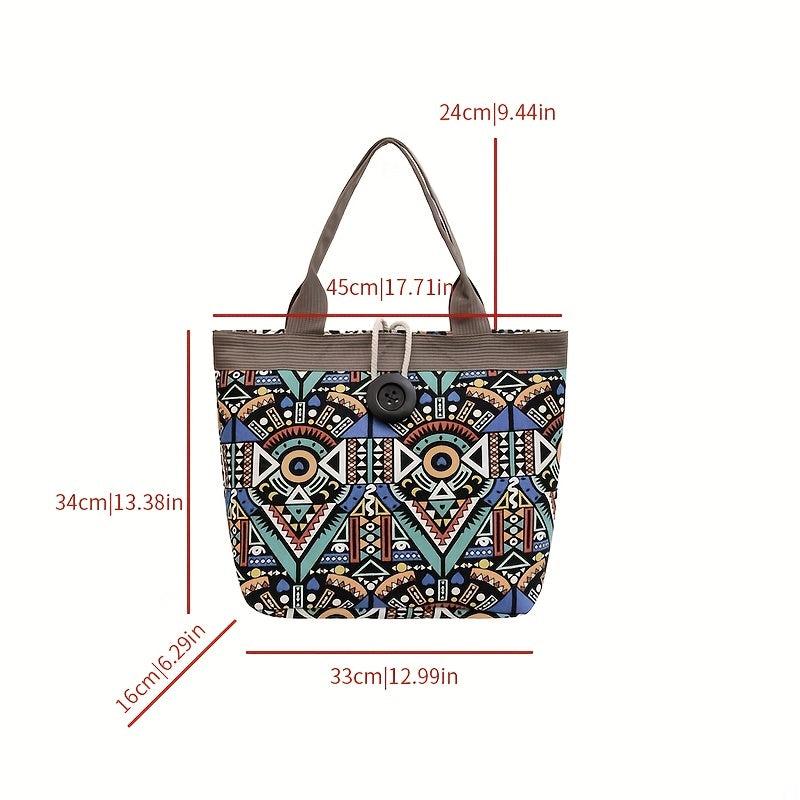 Stylish Tote Shoulder Bag Large Capacity Handbag For Shopping