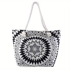 Canvas Summer Beach Bag Large Shoulder Travel Tote