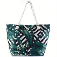 Canvas Summer Beach Bag Large Shoulder Travel Tote