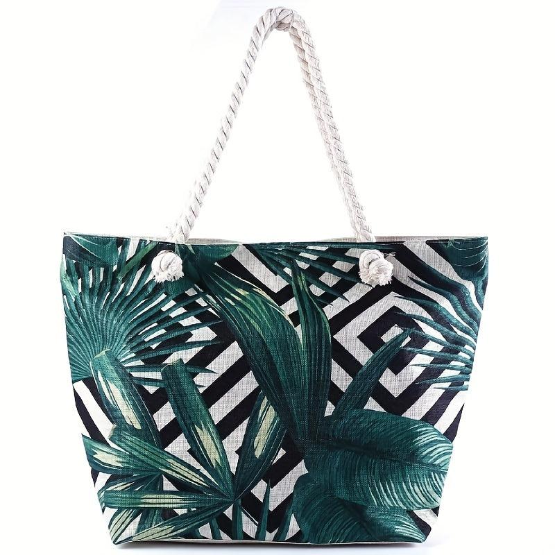 Canvas Summer Beach Bag Large Shoulder Travel Tote