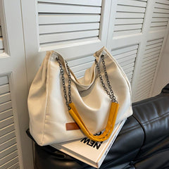 Women's Large Capacity Tote Bag Chain Shoulder Bag