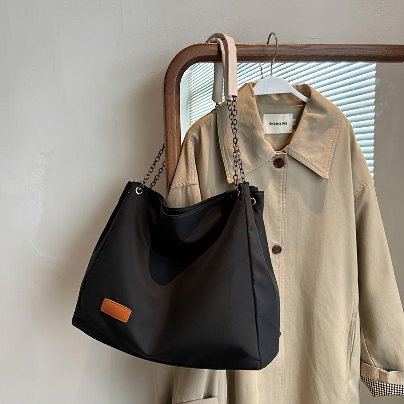 Women's Large Capacity Tote Bag Chain Shoulder Bag