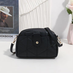 Quilted Shoulder Bag with Coin Purse