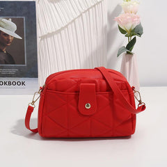 Quilted Shoulder Bag with Coin Purse