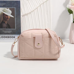 Quilted Shoulder Bag with Coin Purse