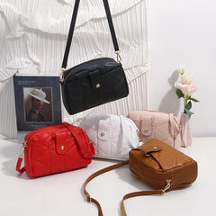 Quilted Shoulder Bag with Coin Purse