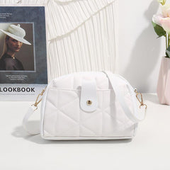 Quilted Shoulder Bag with Coin Purse
