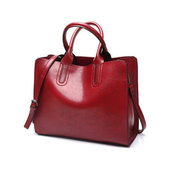 Large Capacity Shoulder Bag - Top Handle Satchel for Women