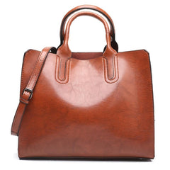 Large Capacity Shoulder Bag - Top Handle Satchel for Women