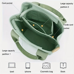 Minimalist Canvas Satchel Bag Lightweight Handbag Versatile Casual Bag For Work