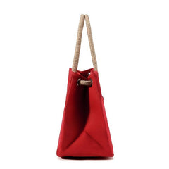 Large Capacity Zipper Tote Bag for Work & Shopping