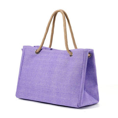 Large Capacity Zipper Tote Bag for Work & Shopping