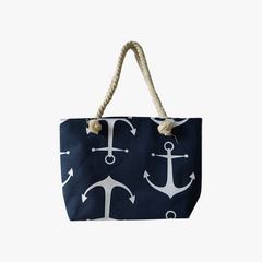 Stylish Tote Beach Bag Travel Storage Shoulder Bag Lightweight Canvas Print Bag
