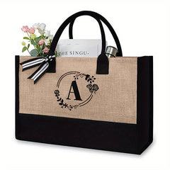 Large Capacity Canvas Satchel Tote Bag Lightweight Shoulder Bag