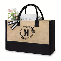 Large Capacity Canvas Satchel Tote Bag Lightweight Shoulder Bag