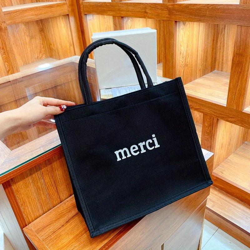 Large Capacity Eco-Friendly Tote Bag for Commuters