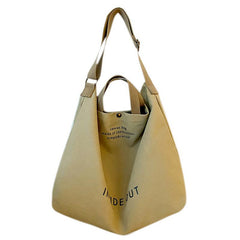 Large Capacity Shoulder Bag Letter Pattern Satchel Bag For School & Work