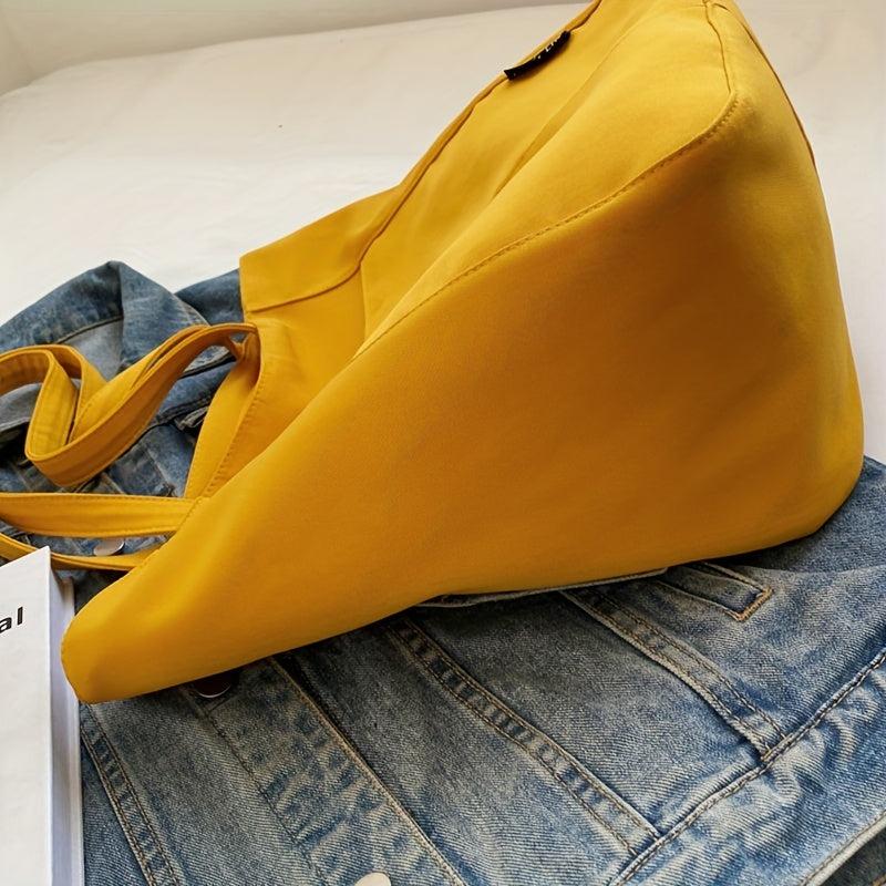 Large Capacity Canvas Tote Shoulder Bag for School Shopper