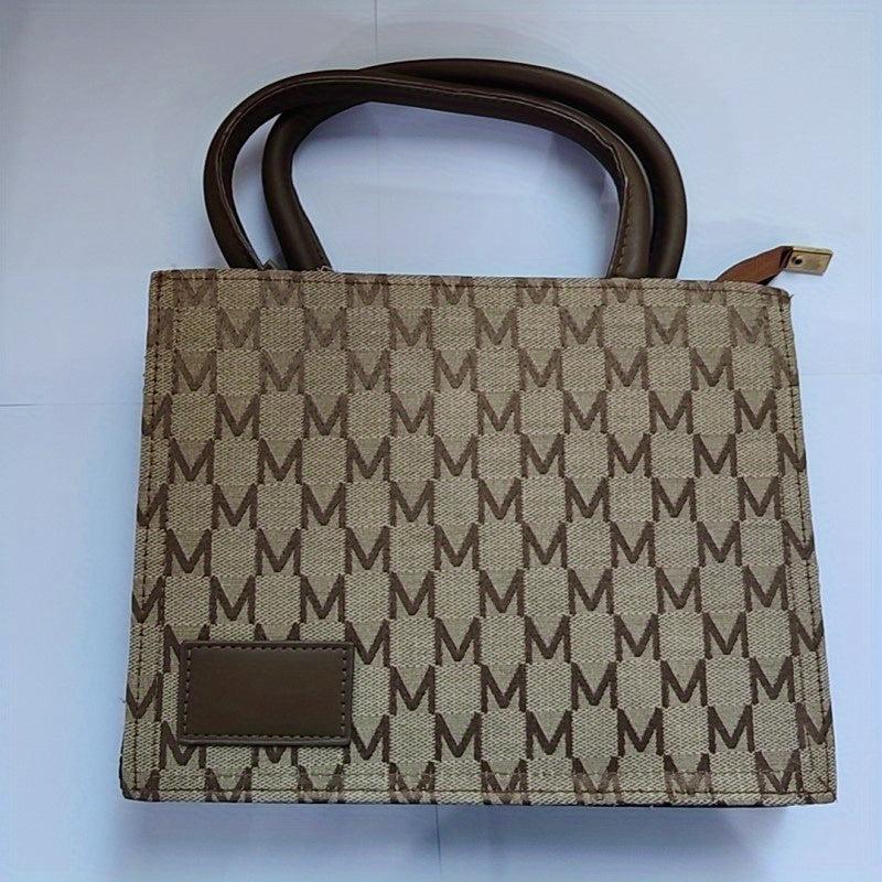 Rabbit Pendant Shoulder Bag Wide Strap Handbag Tote Bag