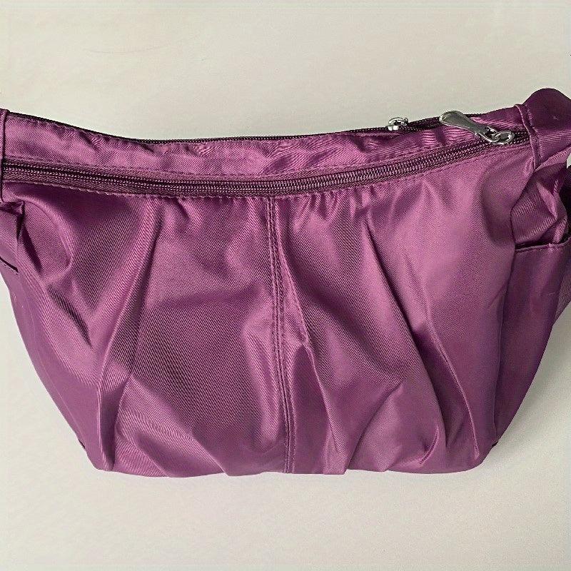 Minimalist Ruched Shoulder Bag for Work