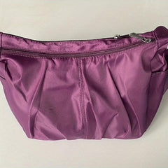 Minimalist Ruched Shoulder Bag for Work