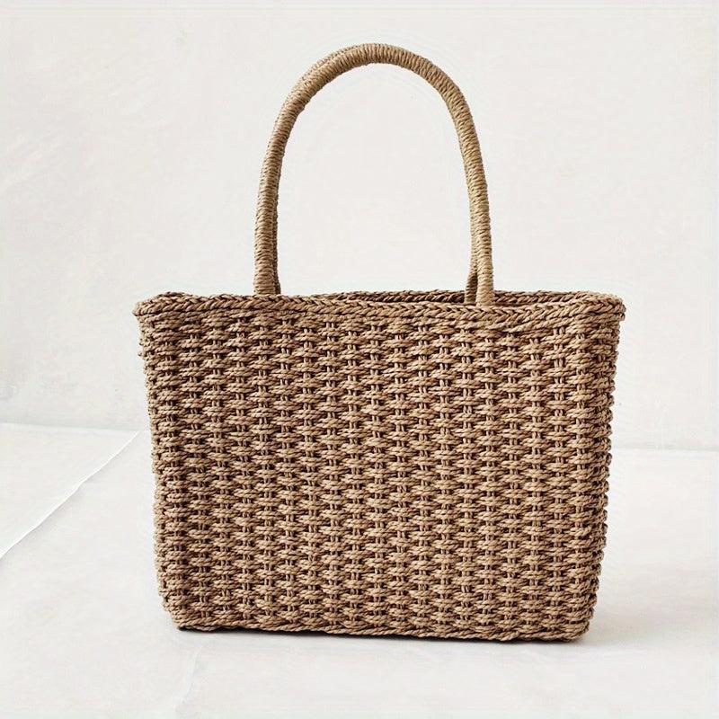 Large Rattan Woven Tote Bag Handbag for Women