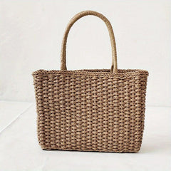 Large Rattan Woven Tote Bag Handbag for Women