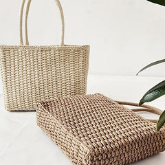Large Rattan Woven Tote Bag Handbag for Women