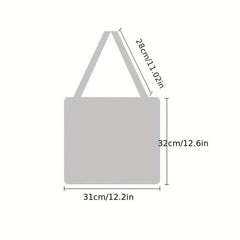Colorful Stripes Knitted Tote Bag Slouchy Rainbow Large Capacity Handbag
