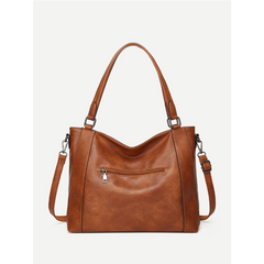 Vintage Top Handle Hobo Bag All Match Satchel & Shoulder Purse