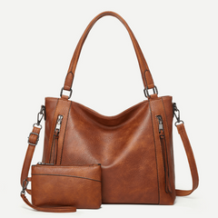 Vintage Top Handle Hobo Bag All Match Satchel & Shoulder Purse
