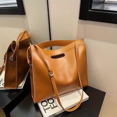 Retro Style Tote Bag For Women Large Capacity Shoulder Bag Crossbody Bag