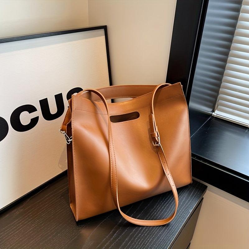 Retro Style Tote Bag For Women Large Capacity Shoulder Bag Crossbody Bag