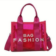 Transparent Tote Bag PVC Crossbody Handbag Purse