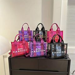 Transparent Tote Bag PVC Crossbody Handbag Purse