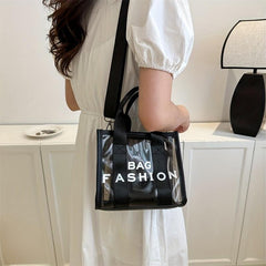 Transparent Tote Bag PVC Crossbody Handbag Purse