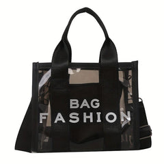 Transparent Tote Bag PVC Crossbody Handbag Purse