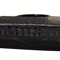 Crocodile Pattern Satchel Tote Bag PU Leather Shoulder Bag