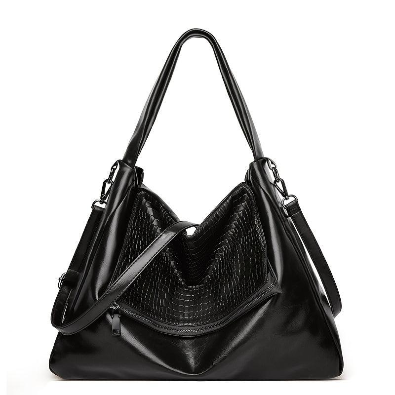 Shoulder Bag Casual Tote Bag For Work with Zipper
