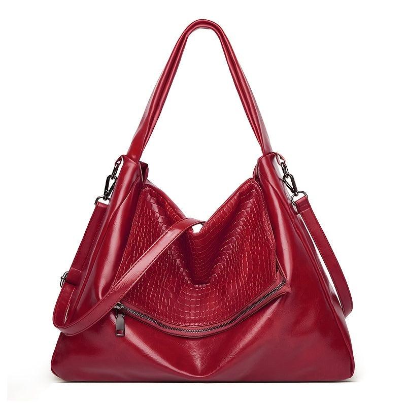 Shoulder Bag Casual Tote Bag For Work with Zipper