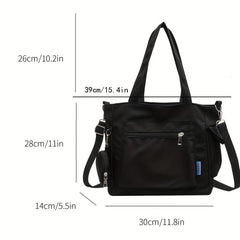 Vintage Vegan Crossbody Bag Large Capacity Tote Hobo Bag Women's Casual Handbag