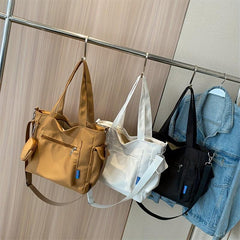 Vintage Vegan Crossbody Bag Large Capacity Tote Hobo Bag Women's Casual Handbag