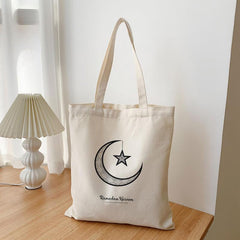 Ramadan Canvas Tote Bag Reusable Shoulder Bag