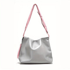 Colorblock Shoulder Bag Underarm Zipper Bag for Work