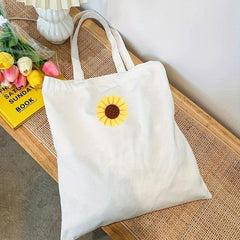 Sunflower Pattern Shoulder Bag Lightweight All Match Handbag