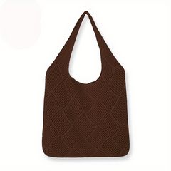 Woven Tote Bag Summer Knitted Beach Bag & Shopping Bag