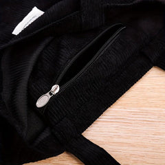 Minimalist Corduroy Shoulder Bag for Work