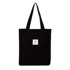 Minimalist Corduroy Shoulder Bag for Work