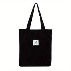 Minimalist Corduroy Shoulder Bag for Work